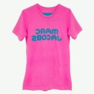 MARC JACOBS Hot Pink The Day Glo T-Shirt